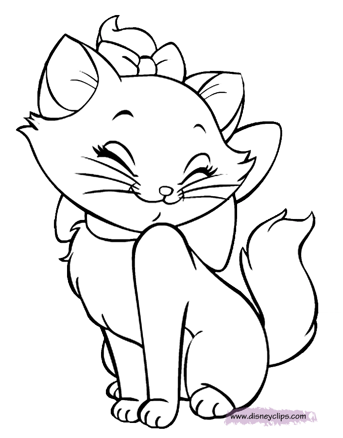 The aristocats coloring pages