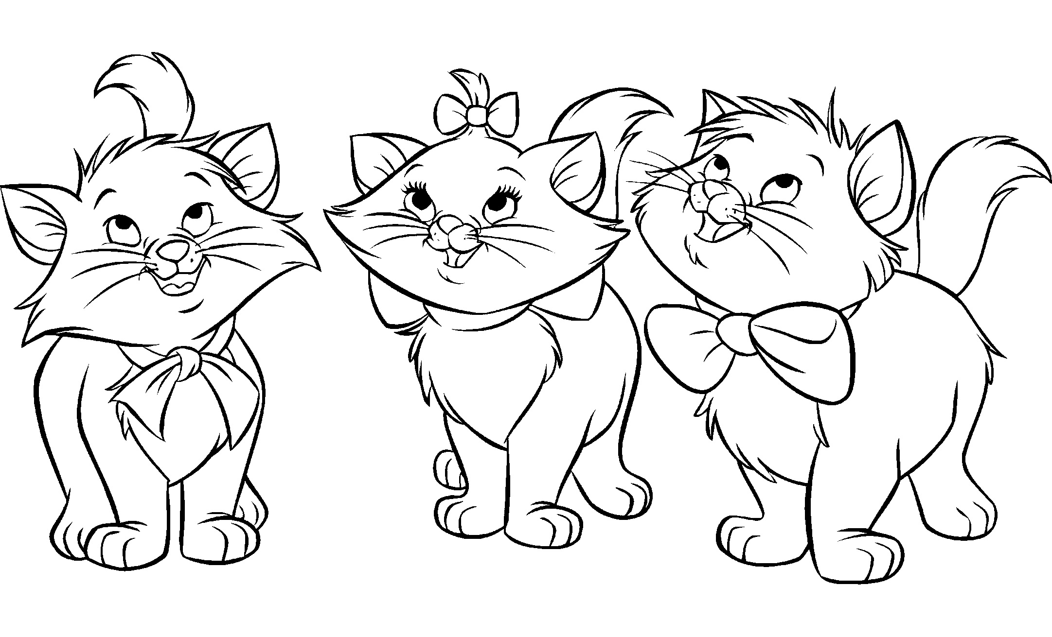 Aristochats coloring pages for kids