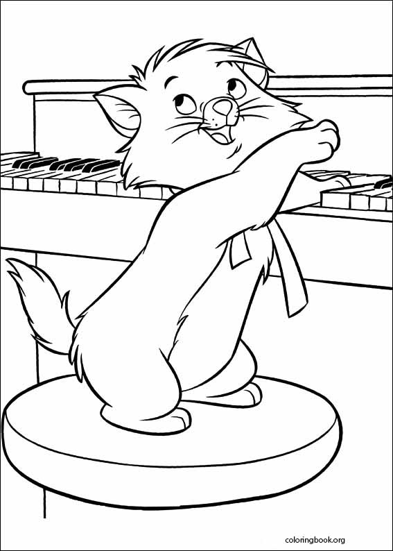 The aristocats coloring page