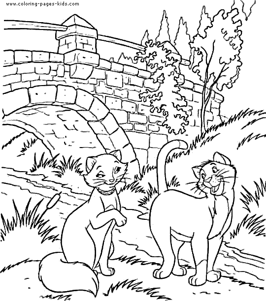 Aristocats coloring pages