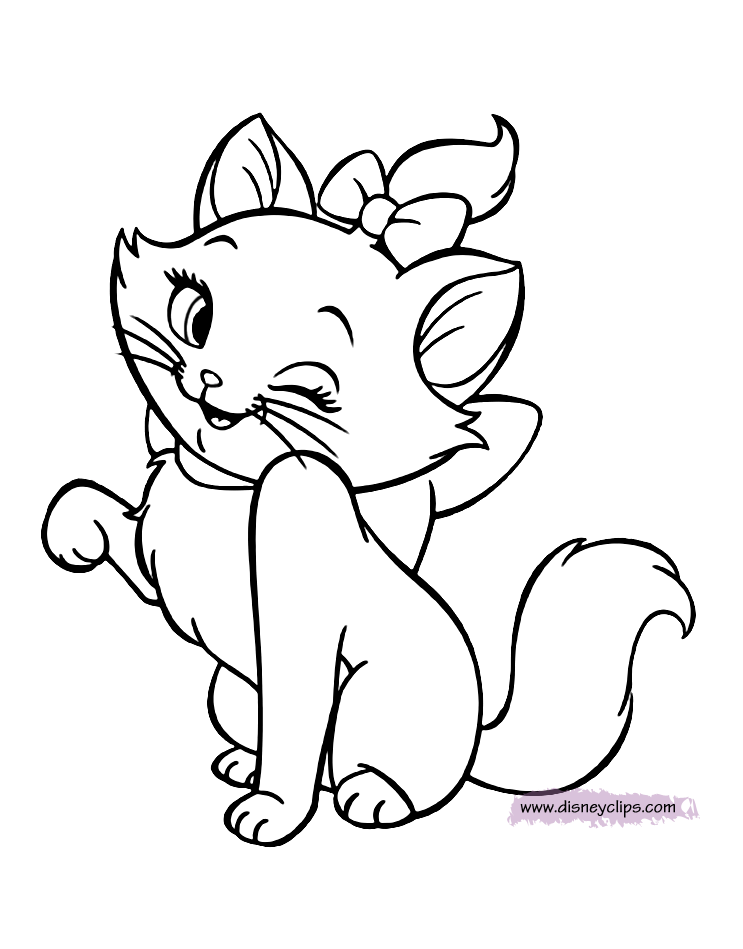 The aristocats coloring pages