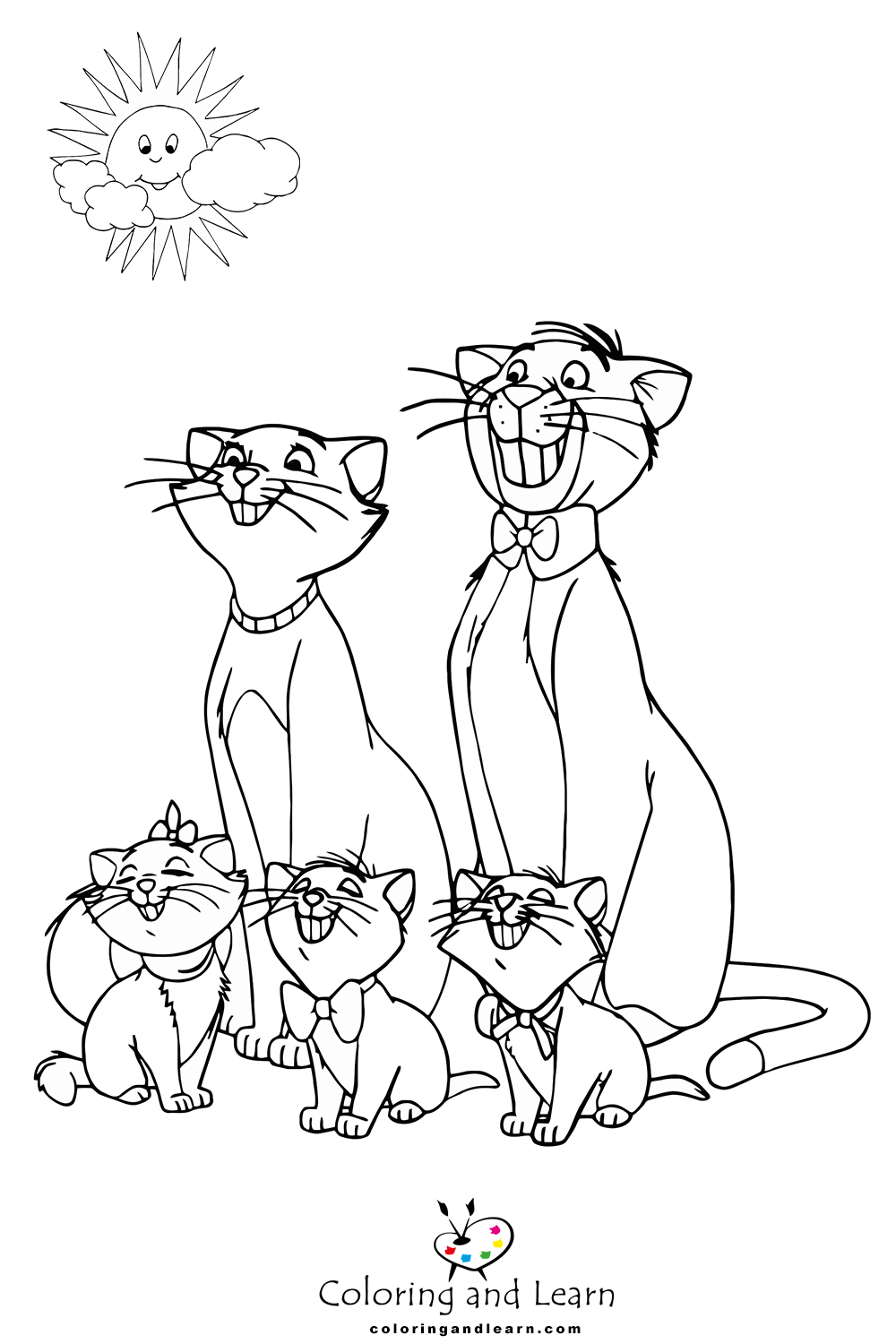 Aristocats coloring pages