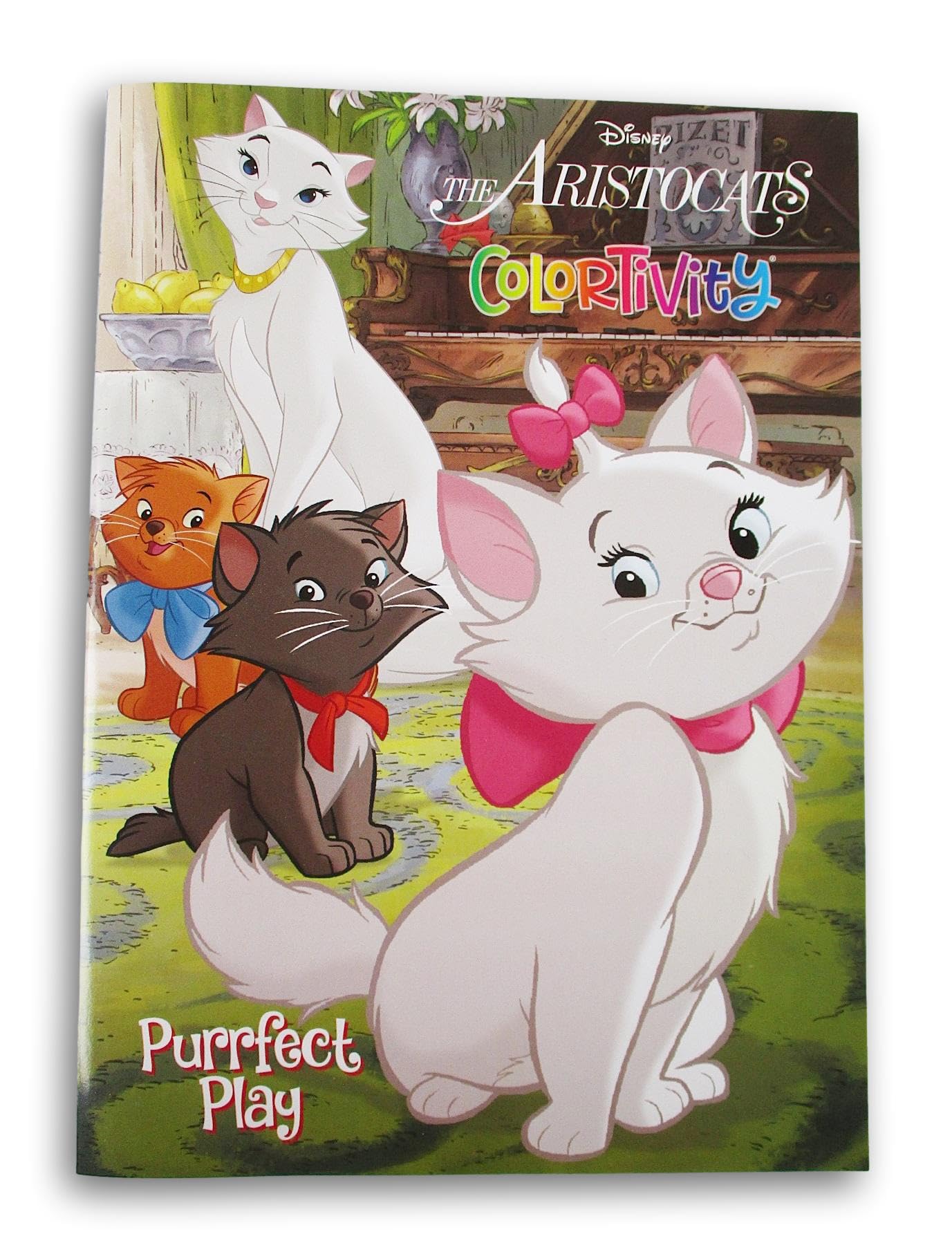 The aristocats coloring and activity book with stand