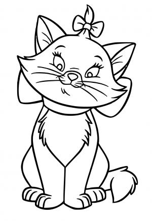 Free printable aristocats coloring pages for adults and kids