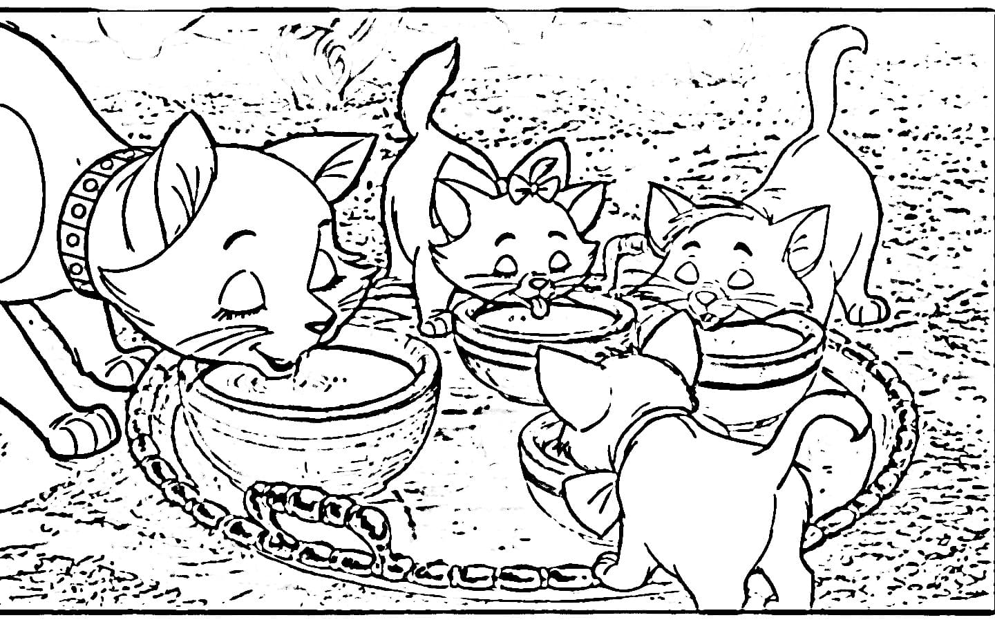 The aristocats coloring pages printable coloring pages