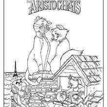 The aristocats coloring pages