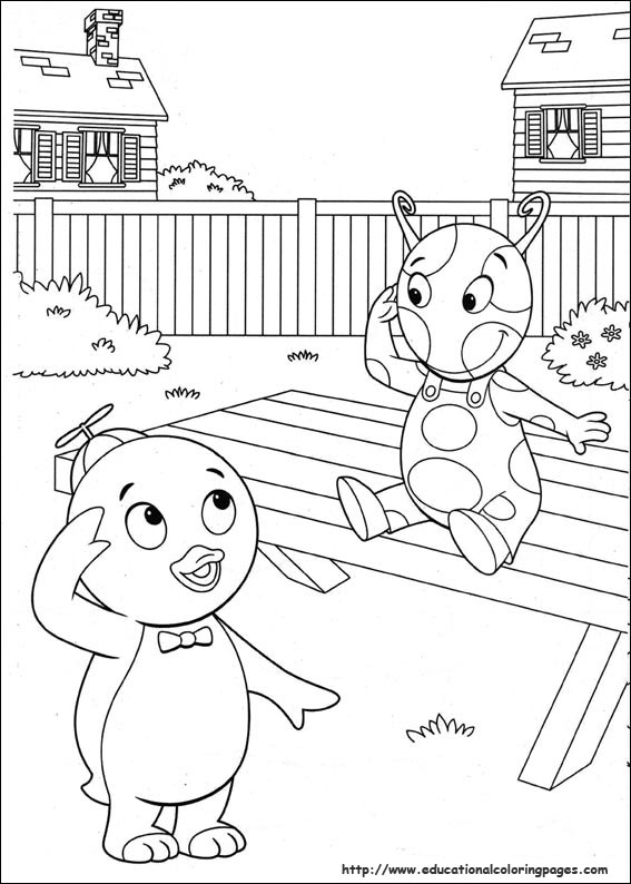 Backyardigans coloring pages