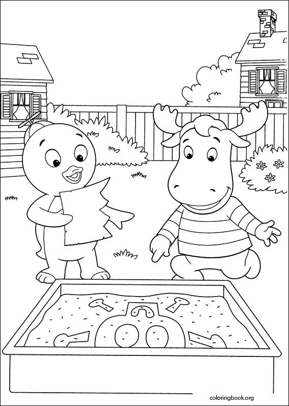 Backyardigans coloring page