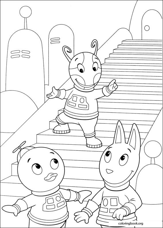 Backyardigans coloring page