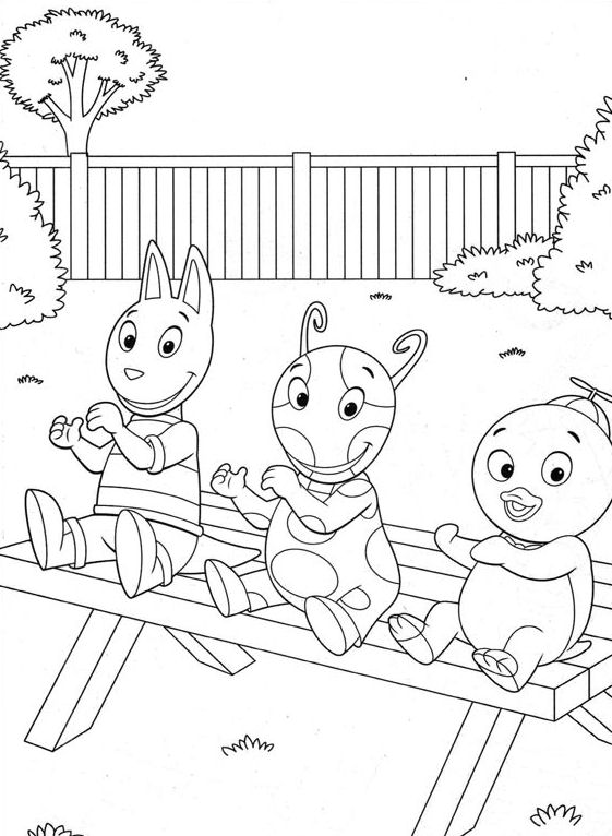 Best backyardigans coloring pages for kids