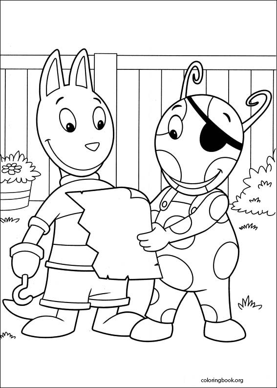 Backyardigans coloring page