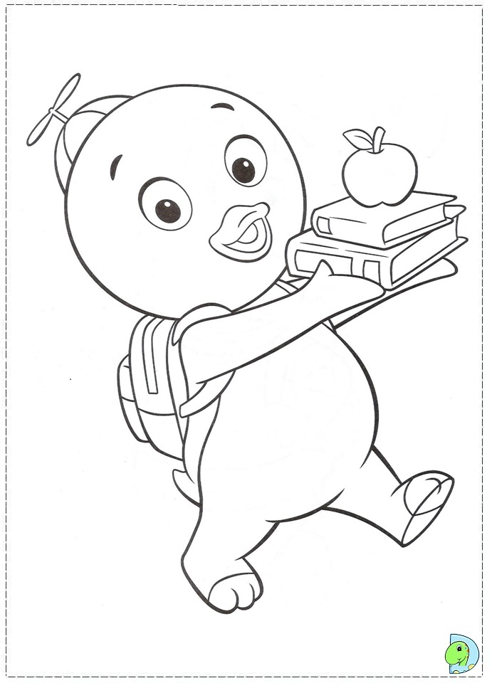 The backyardigans coloring page