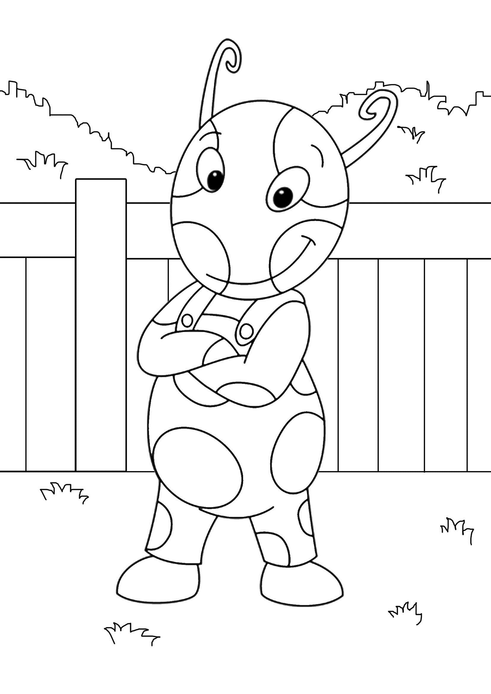 Free printable backyardigans coloring pages for kids