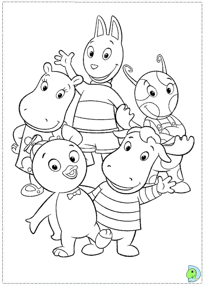 The backyardigans coloring page