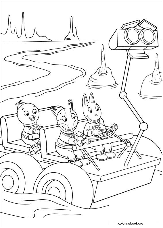 Backyardigans coloring page