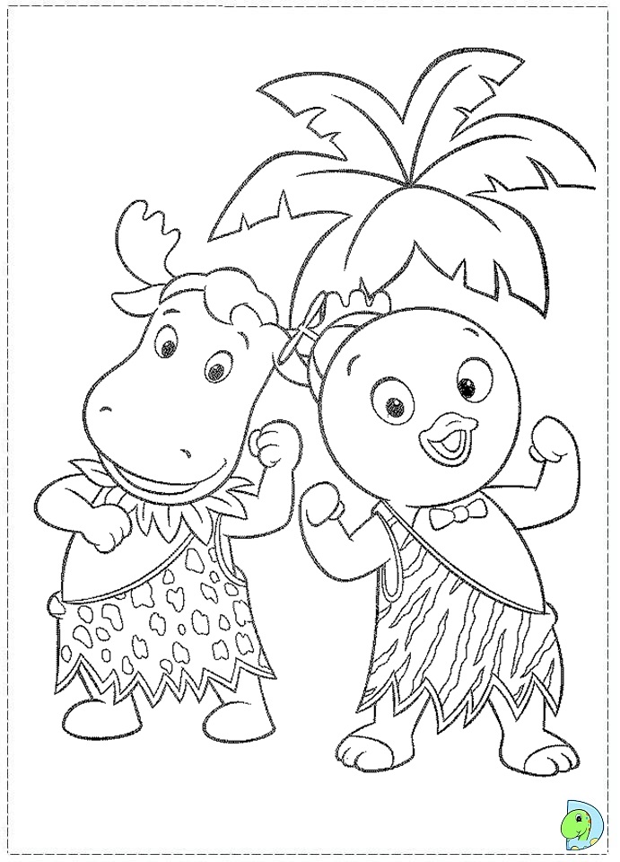 Backyardigans coloring page to print