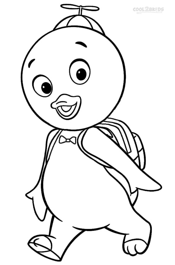 Printable backyardigans coloring pages for kids