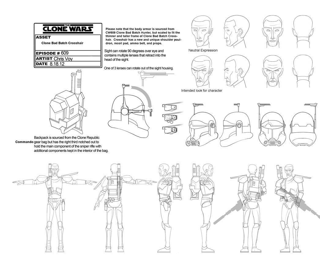 Bad batch clone force character sheet clone trooper clone