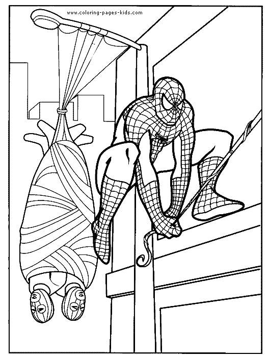 Spiderman coloring online