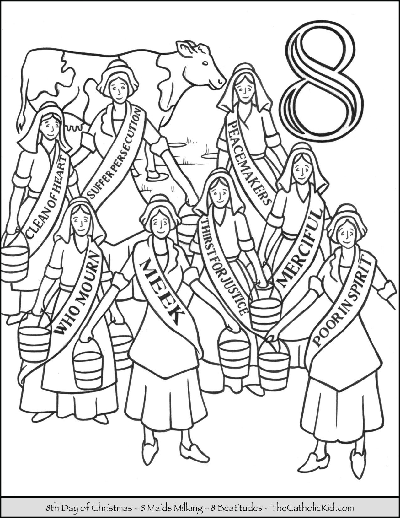 Days of christmas coloring pages