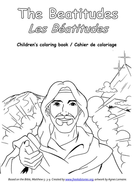 Bãatitudes cahier de coloriage