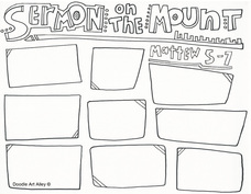 Sermon on the mount coloring pages