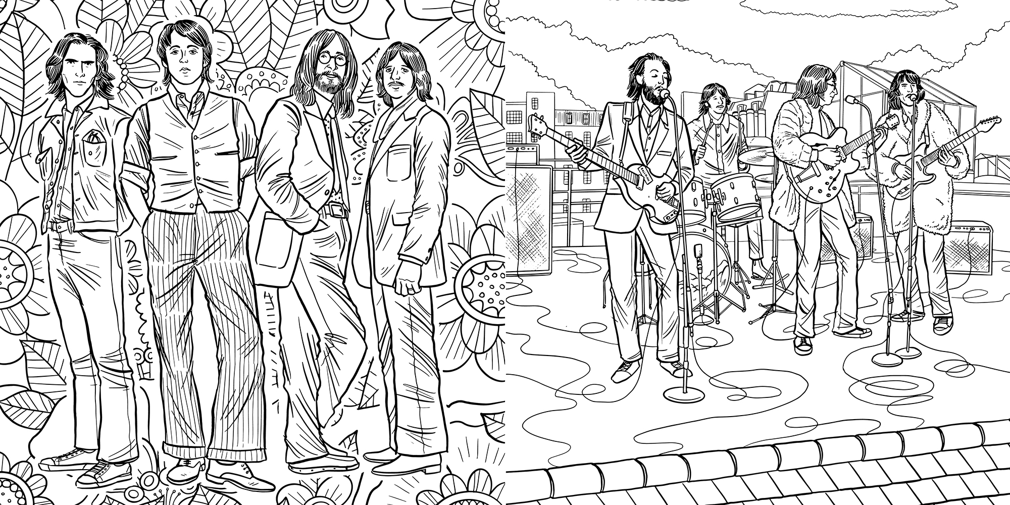 The beatles coloring book â igloo books