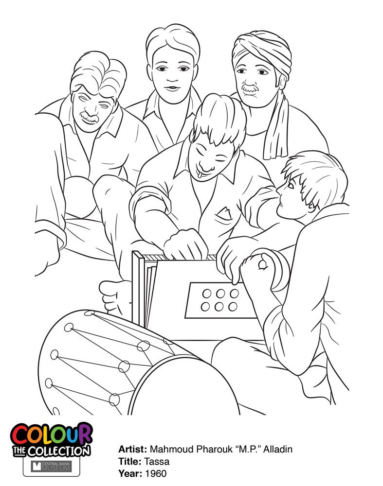 Downloadable coloring pages â central bank