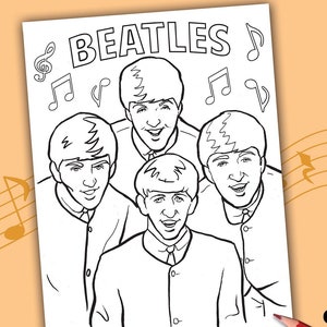 Beatles coloring book