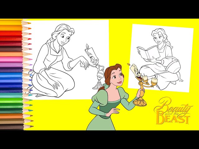 Coloring disney beauty the beast