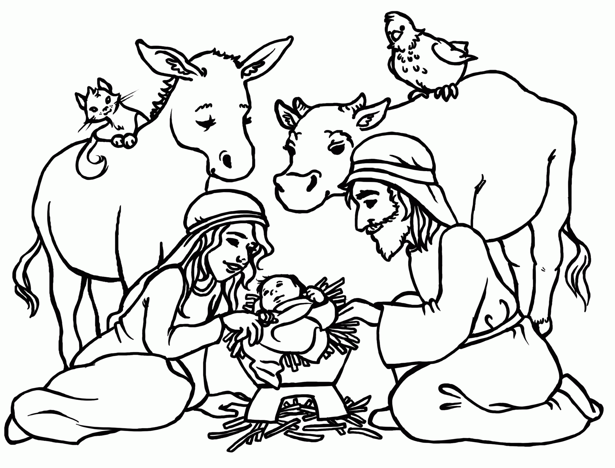 Free jesus birth coloring page download free jesus birth coloring page png images free cliparts on clipart library