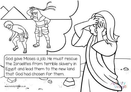 The burning bush bible stories for kids exodus