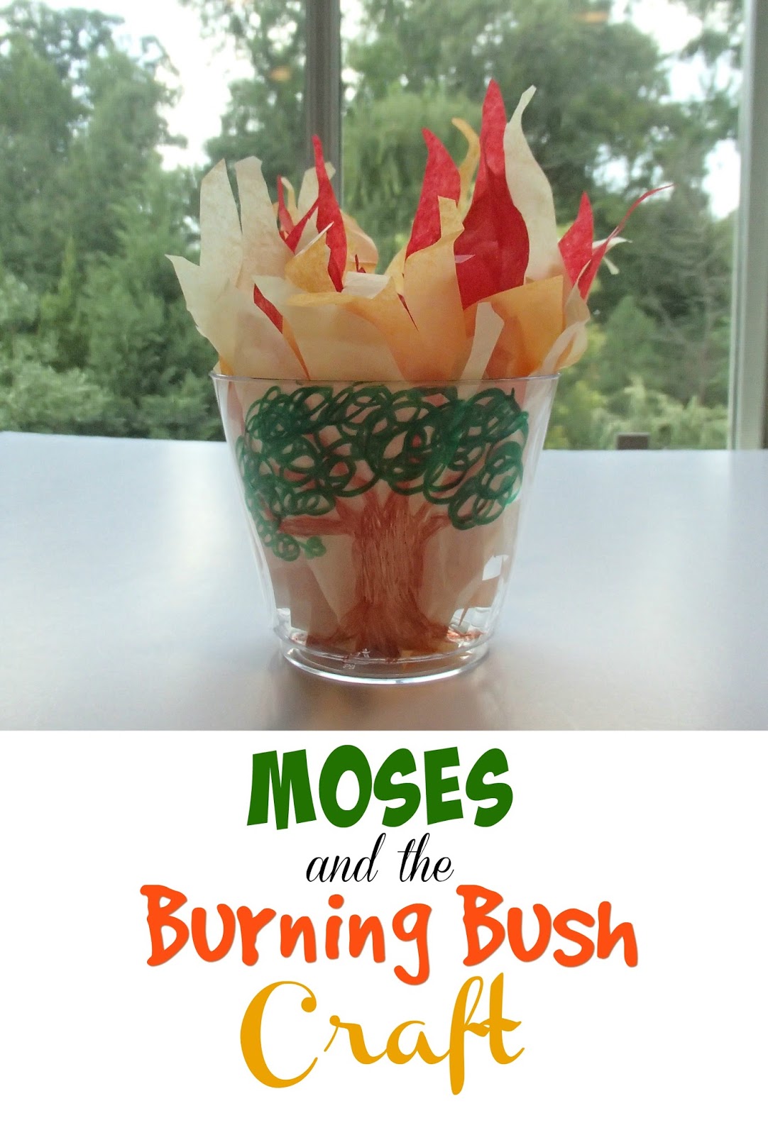 Easy breezy sunday school moses and the burning bush