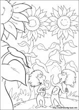 The cat in the hat coloring pages on coloring