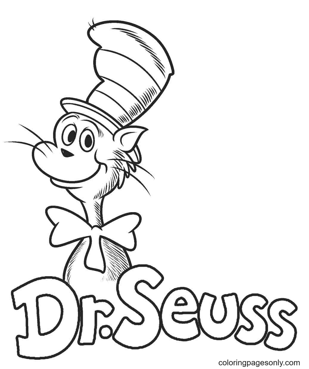 Dr seuss coloring pages printable for free download