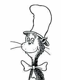 Coloring pages dr seuss cat in the hat coloring pages