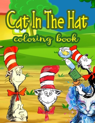 Cat in the hat coloring book unique designs coloring book for kids and adults kids ages