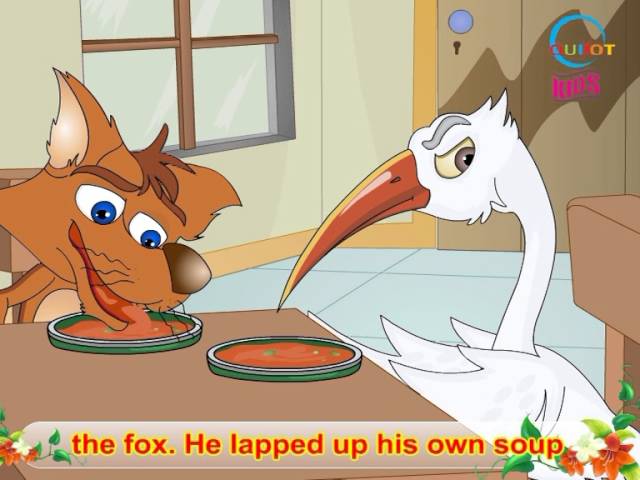 The fox and the crane