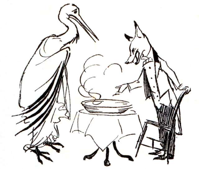 The fox and the stork images picryl