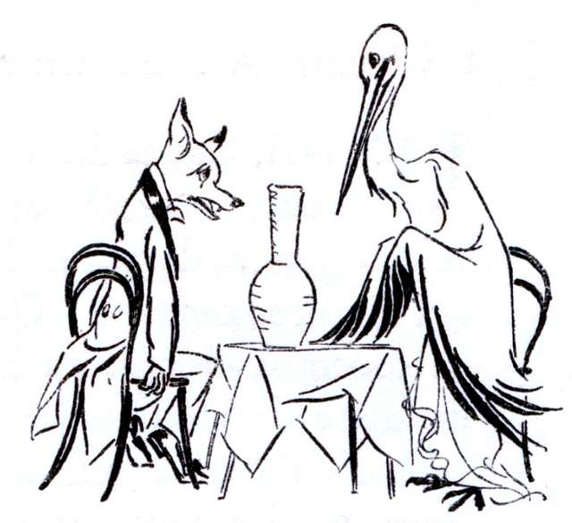 The fox and the stork images picryl