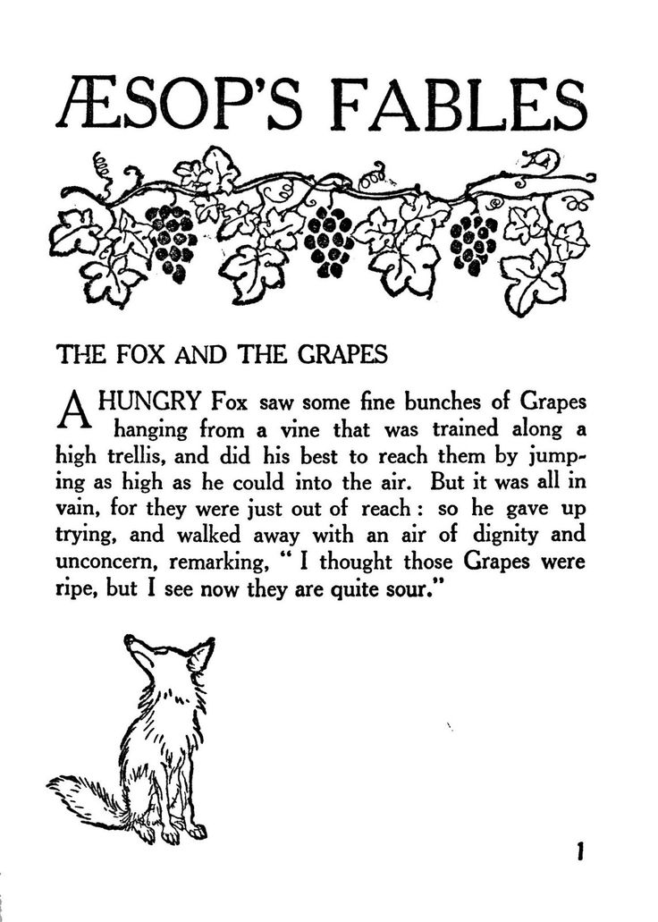 Fox and the grapes aesops fables for kids aesops fables fables for kids