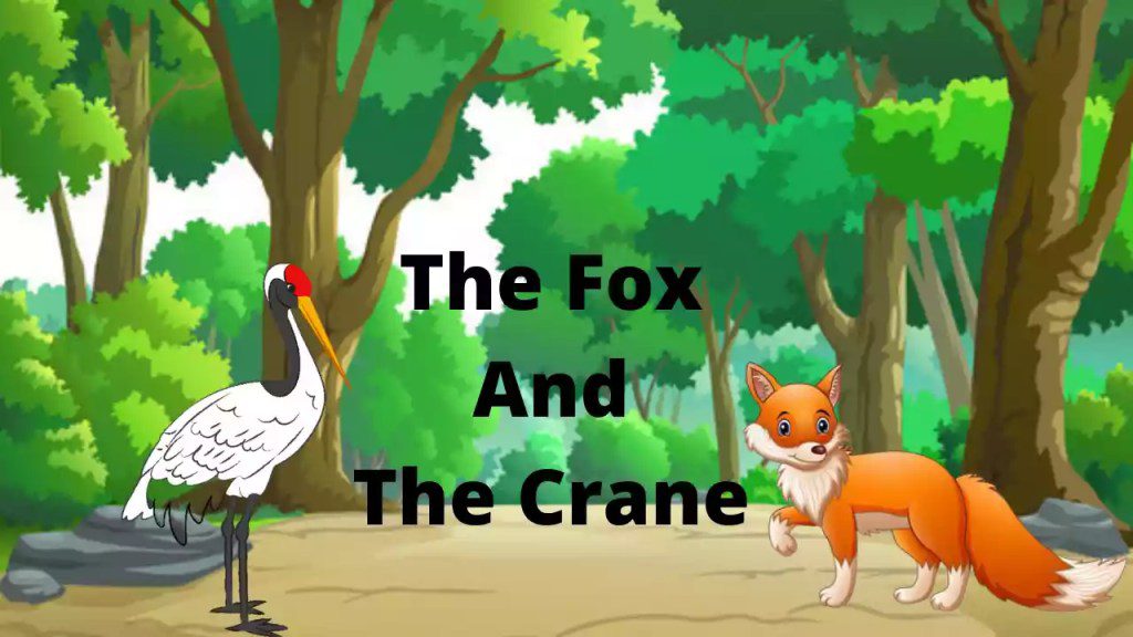 The fox and the crane short moral kids story