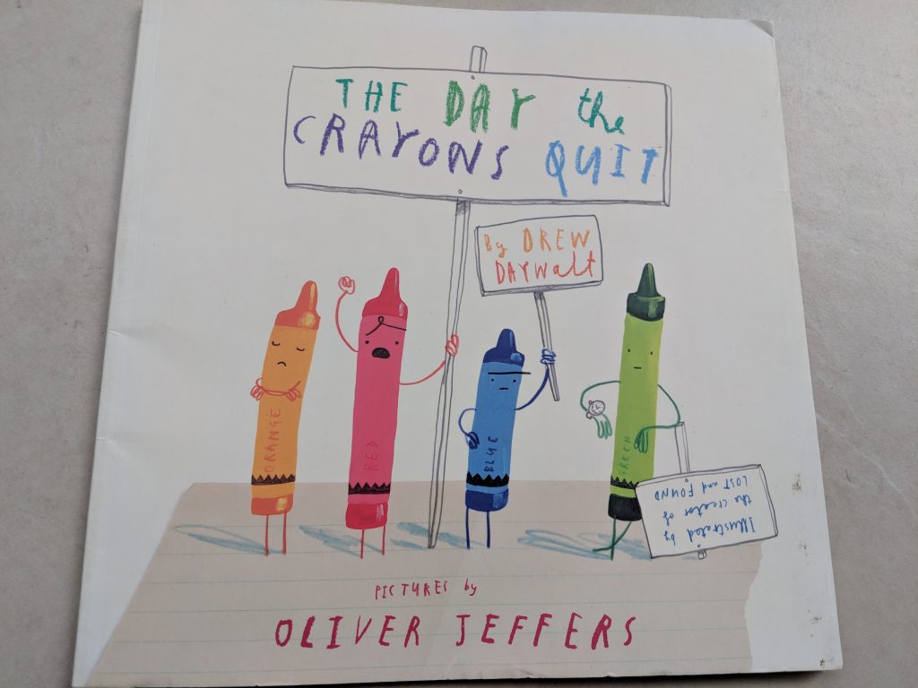 Review the day the crayons quit â kids book cafã