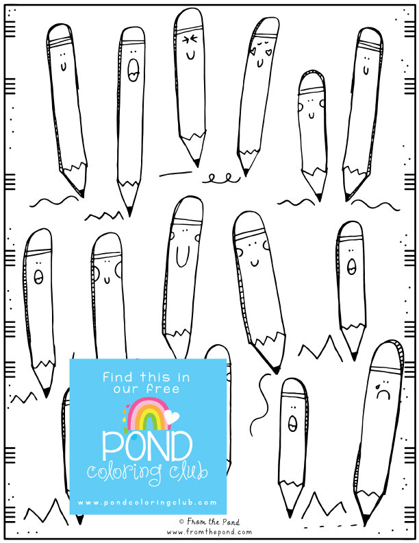 Scrappy â pond coloring club