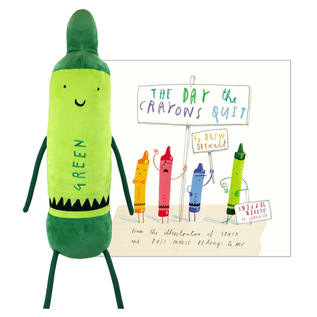 The day the crayons quit green plush â merrymakers inc