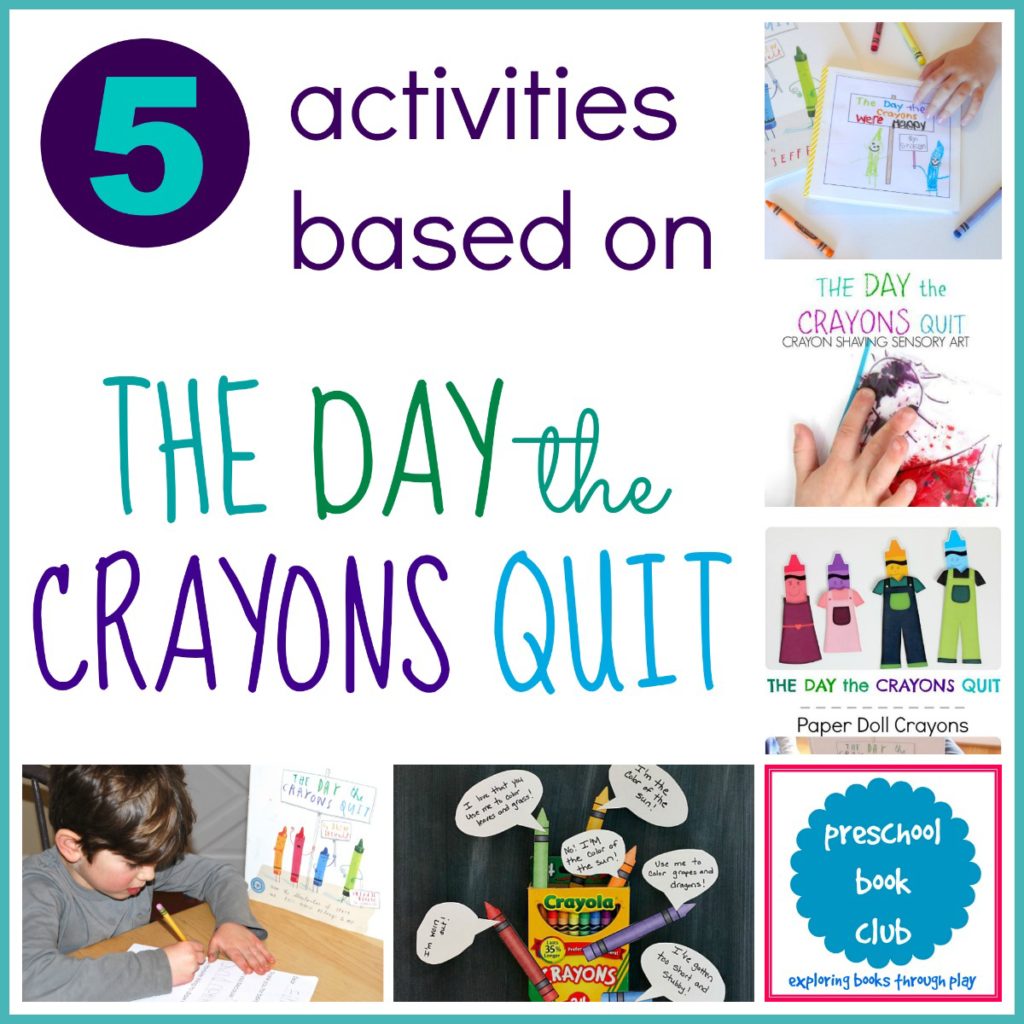 The day the crayons quit activities