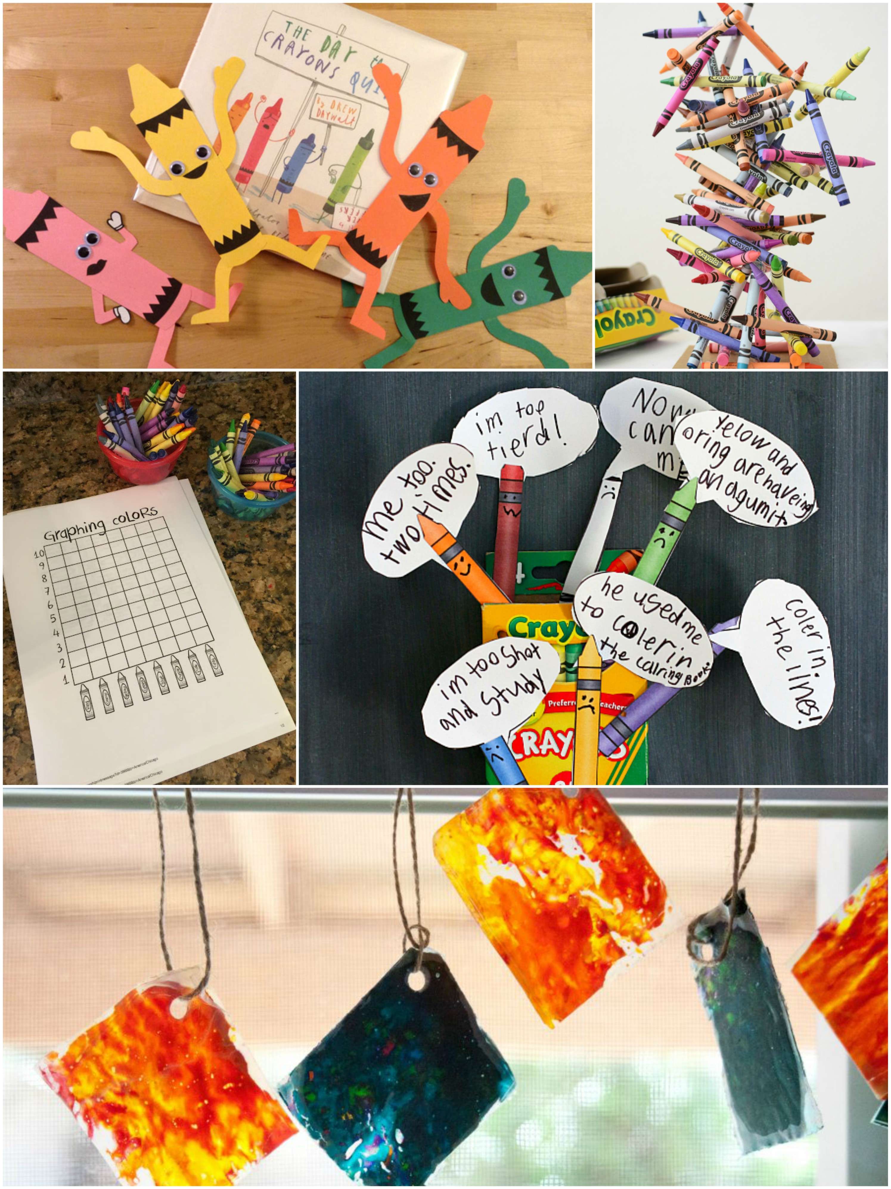 Creative activities to go with the book âthe day the crayons quitâ