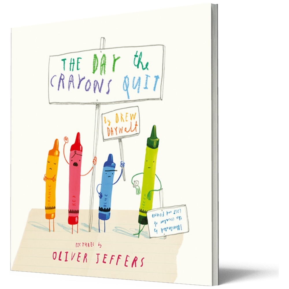 The day the crayons quit paperback book by oliver jeffers smyths toys uk