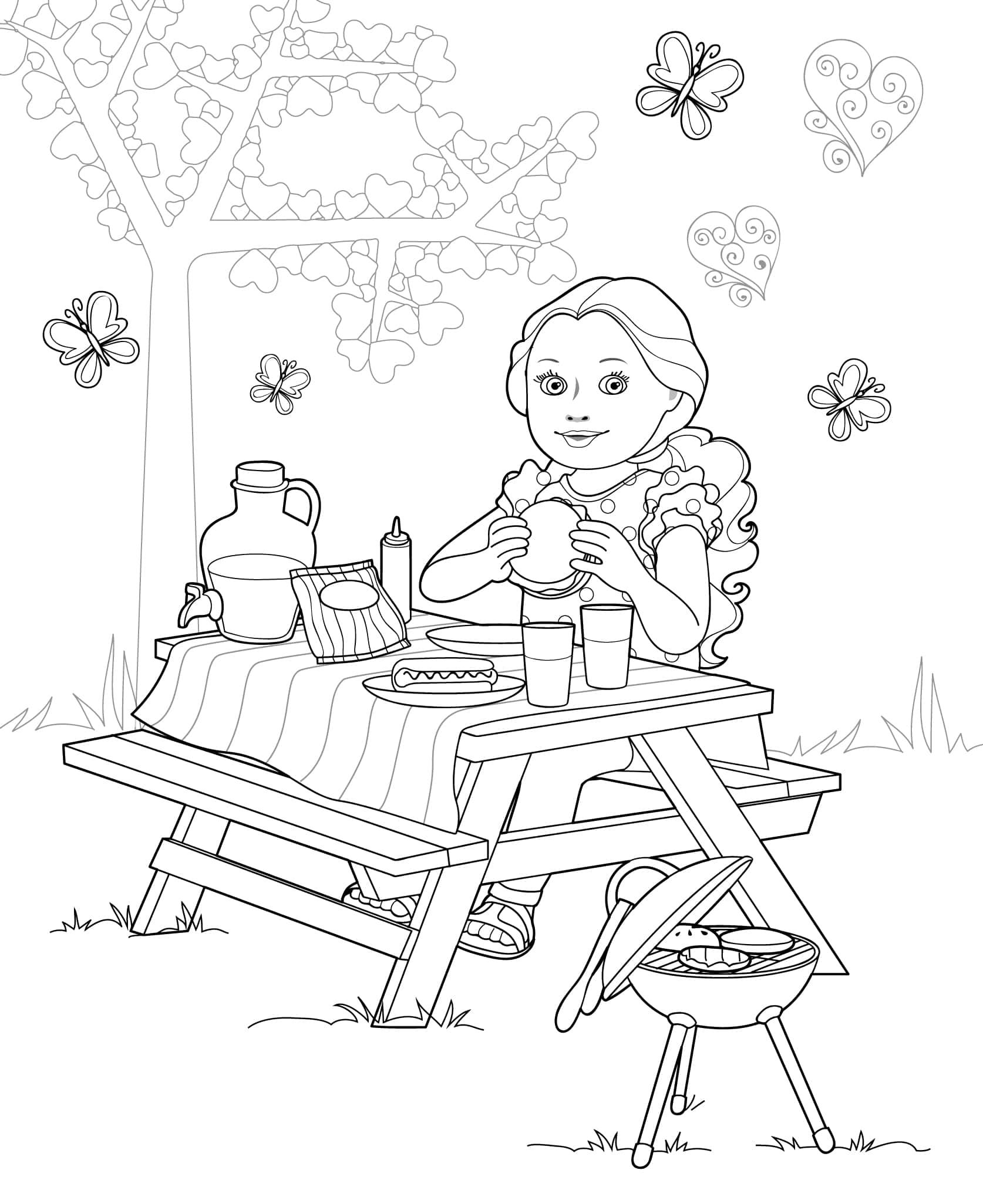 Doll coloring pages for girls our generation