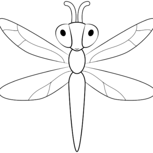 Dragonfly coloring pages printable for free download